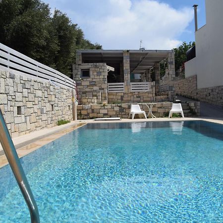 Aquarock Villa With Private Pool Prassas Ngoại thất bức ảnh