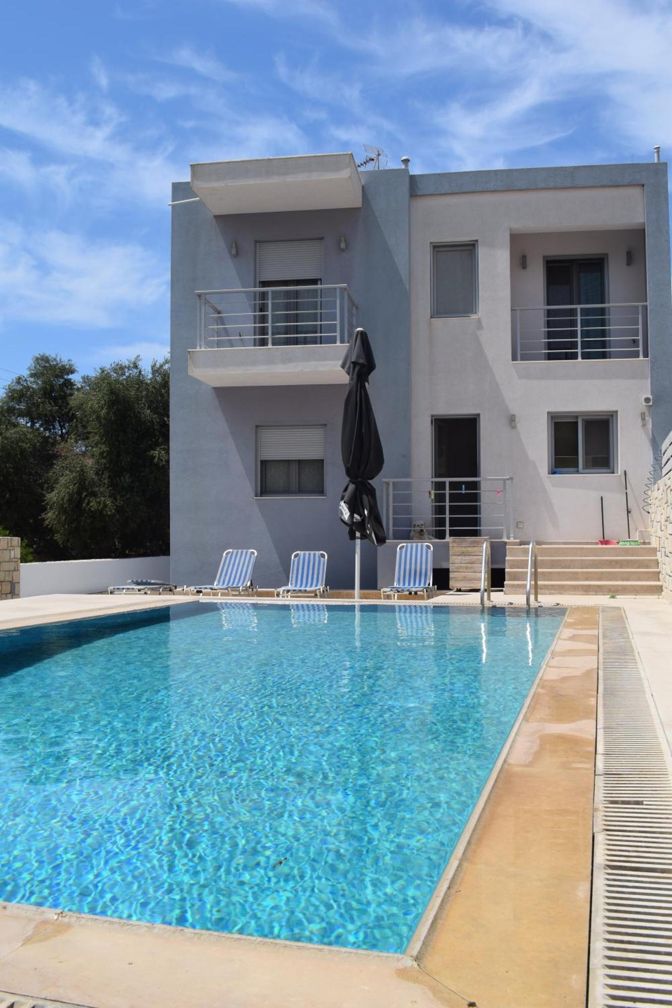 Aquarock Villa With Private Pool Prassas Ngoại thất bức ảnh
