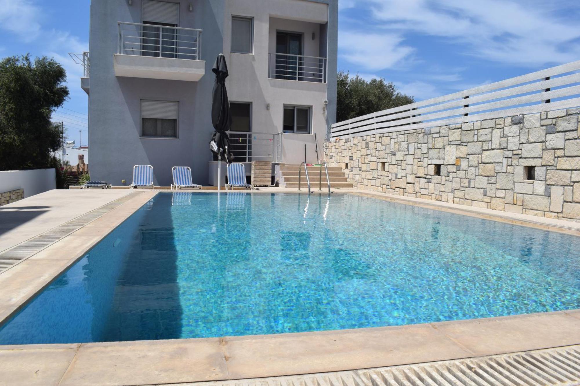 Aquarock Villa With Private Pool Prassas Ngoại thất bức ảnh