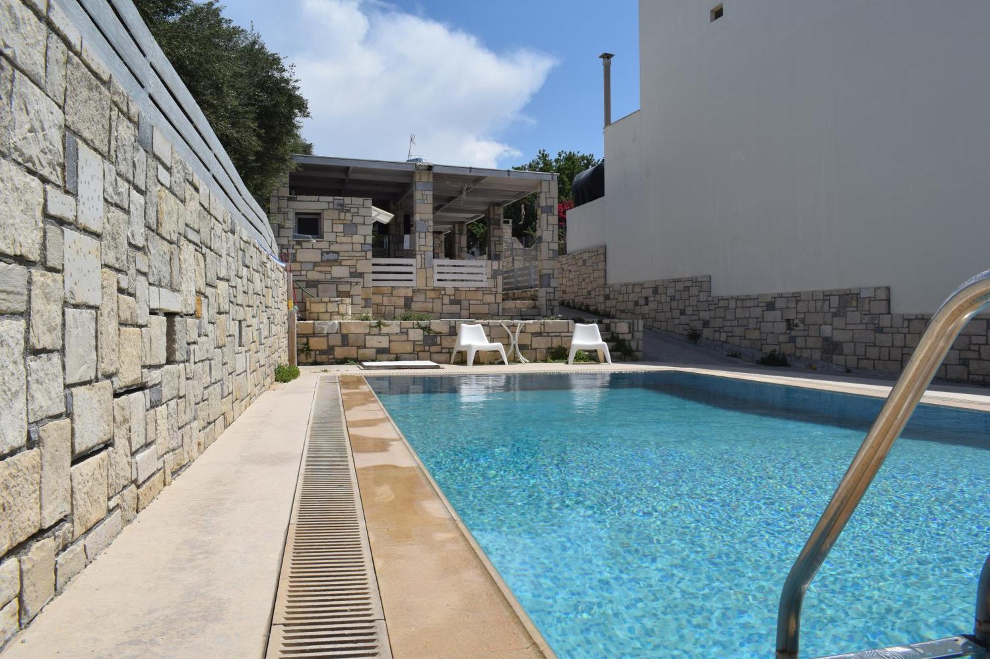 Aquarock Villa With Private Pool Prassas Ngoại thất bức ảnh